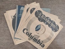 BUSTE VINILI VINTAGE  LA VOCE DEL PADRONE/COLUMBIA