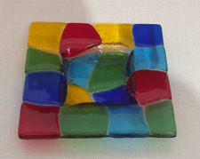 POSACENERE IN VETRO DI MURANO VINTAGE DESIGN MULTICOLORE