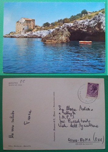 Maratea grotta sul mare 1963 - sul,