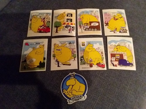Lot anciens autocollants - lot,