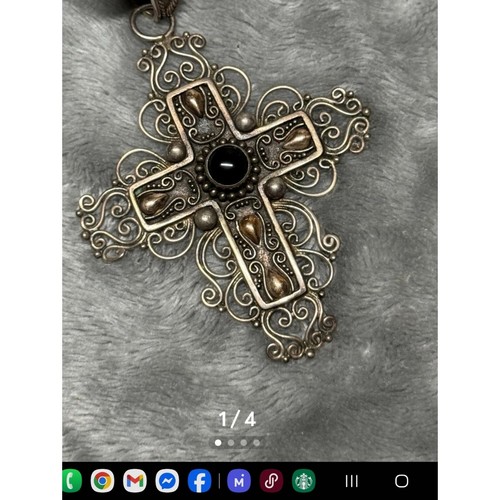 Vintage ciondolo croce - vintage,