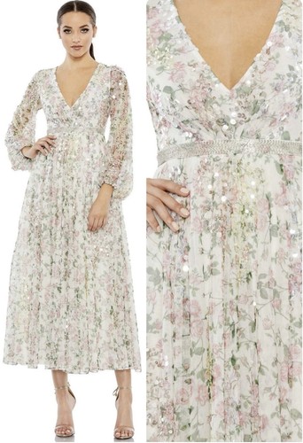 Abito mac duggal 93788 bianco - abito,
