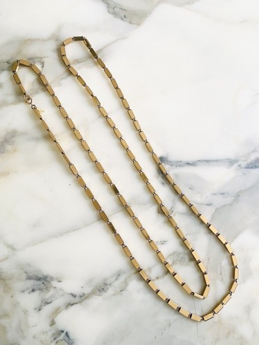 Long sautoir maille oversize