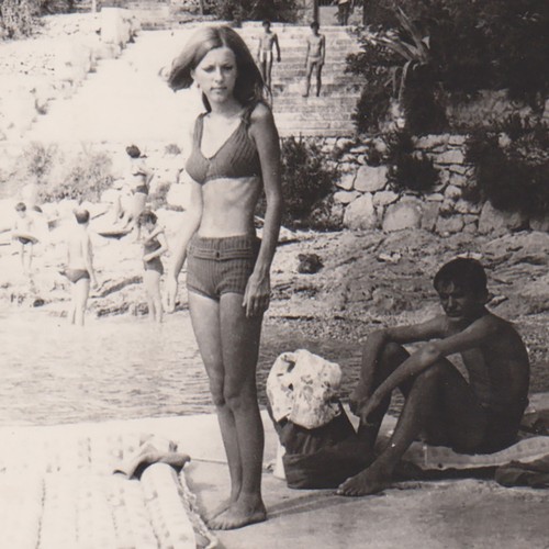 Giovane donna mare - giovane, piedi
