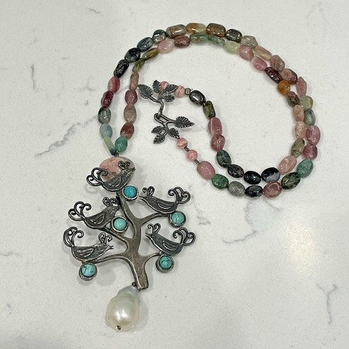 Collana perle argento - di, in