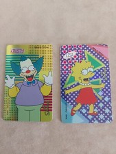 Promo Card The Simpsons Matt Groening - LISA & KRUSTY - (1960)