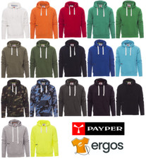 PAYPER ATLANTA FELPA da Uomo in Cotone con Cappuccio e Marsupio da Lavoro Sport