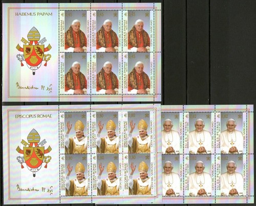 Vaticano foglietti mnh - vaticano:, i