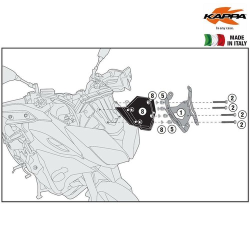 Kappa d2122kit staffe - kappa,