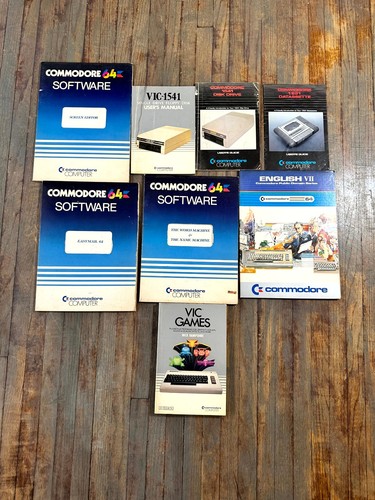Vintage lot commodore c64 - 8,