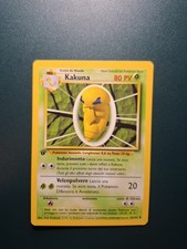 KAKUNA SET BASE 33/102 Prima Edizione 1 Ed Ita Pokemon Card Wotc