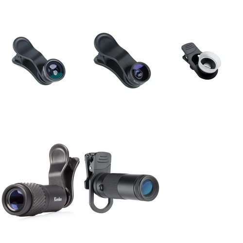 Kenko smartphone clip - clip, lens