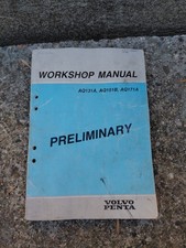 1987 VOLVO PENTA WORKSHOP MANUAL PRELIMINARY AQ131A AQ151B AQ171A #7730555-5 USE