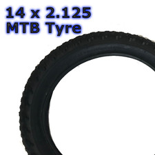 1 x Pneumatico Nero 14 x 2.125