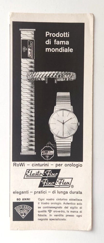 Pubblicita rowi cinturini - rowi,