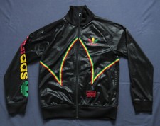 Adidas Jacket Vintage Jamaica Tracksuit Top Chile62 Rasta Reggae Track Shiny
