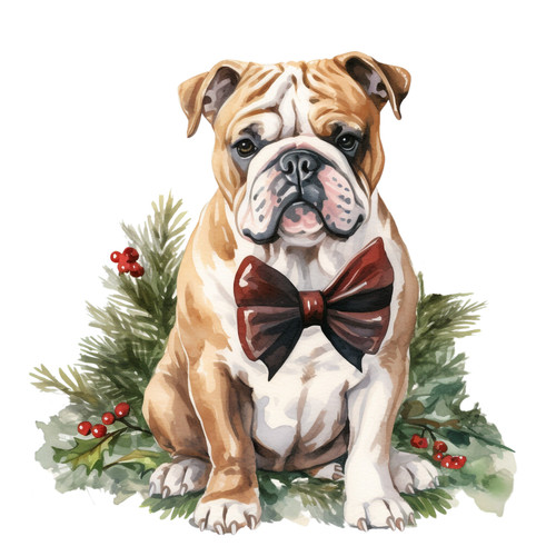 Adesivi auto bulldog - bulldog, inglese