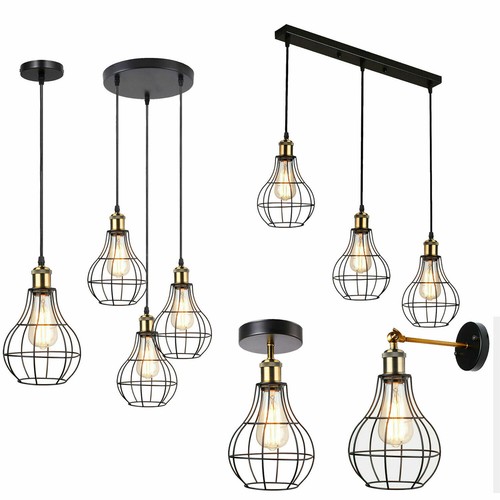 Lampadario industriale vintage