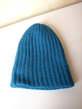 CAPPELLO CUFFIA HAT BEANIE TURCHESE BLU UNISEX SNOW SKATE UNISEX 