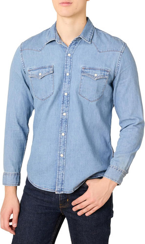 Camicia denim maniche - in,