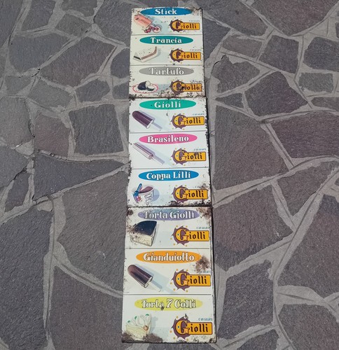 Rara insegna tabella gelati - insegna,