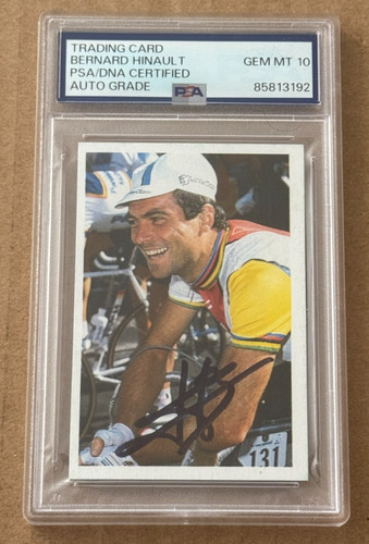 Bernard hinault signed 1986 - hinault, 1986-87