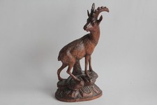 Stambecco legno intagliato