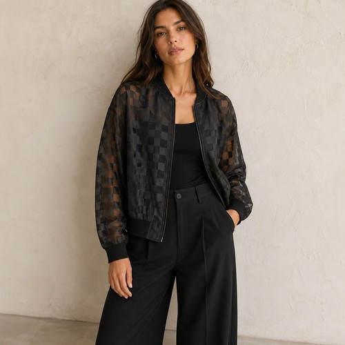 Giacca bomber zara trasparente - giacca,