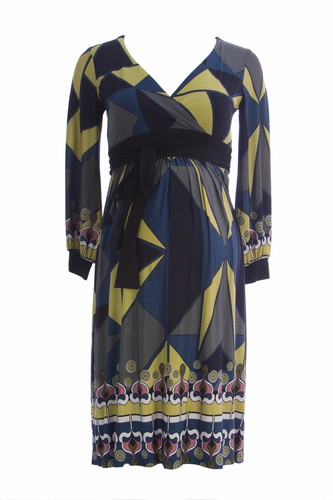 Abito faux wrap vita - faux,
