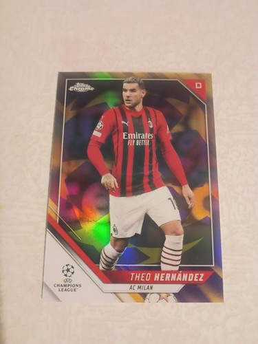 2021 topps chrome ucl theo - 2021-22,