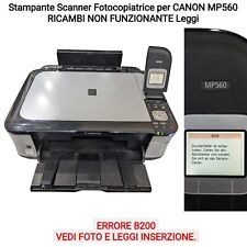 Stampante Scanner Fotocopiatrice CANON MP560 per RICAMBI NON FUNZIONANTE Leggi