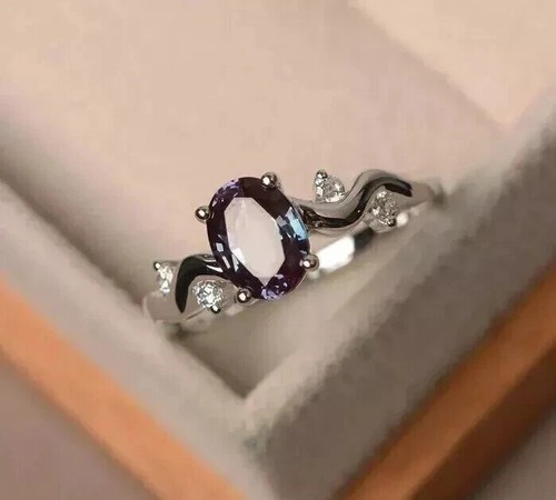Anello alessandrite taglio