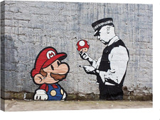 Quadri Moderni Banksy Mario
