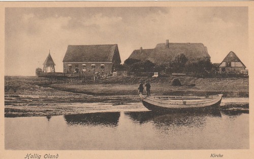 Cartolina hallig oland - hallig,