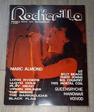 ROCKERILLA n.51 Novembre 1984 marc almond long ryders lloyd cole billy bragg u2