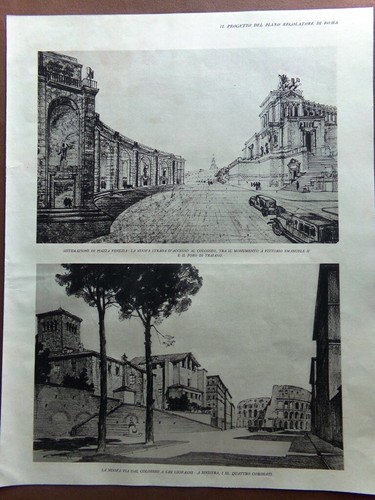 Stampa del 1931 progetto piano - 1931,