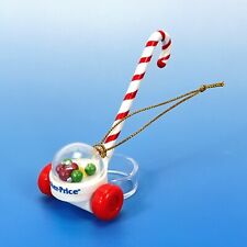 Fisher Price Canna di Caramelle Corn Popper Ornamento Mini Giocattolo Ritirato Natale 2004