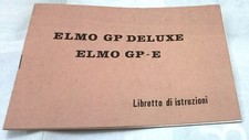 LIBRETTO ISTRUZIONE PROIETTORE ELMO GP DELUXE GP-E 16x12cm 12 pagine