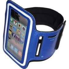 Armband Run Case Custodia Da Braccio Taglia I4 Blu Per Apple Ipod Classic Lg L35