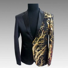 Tuta blazer uomo paillettes