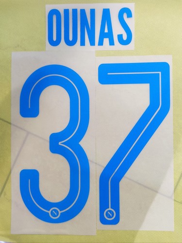 Ssc napoli nameset kit - nameset,