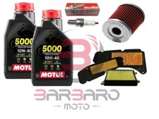 KIT TAGLIANDO YAMAHA X-MAX 400 2013 2014 2015 OLIO MOTUL 5100 FILTRI + CANDELA 