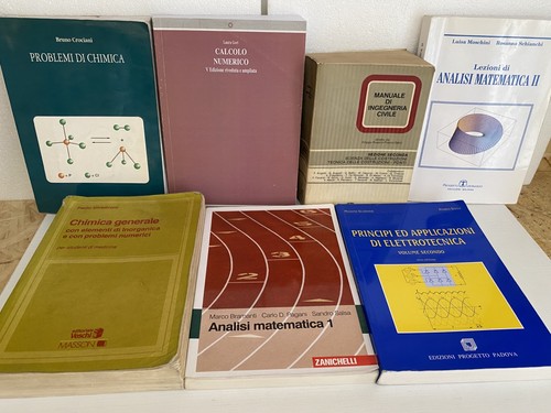 Lotto libri matematica e - libri, di