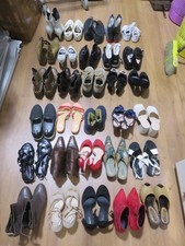 Lotto stock 30 paia di SCARPE CIABATTE usate per donna uomo bambino da mercatino