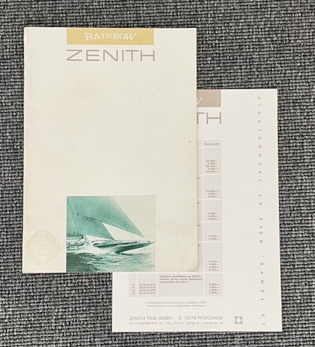 Brochure zenith rainbow - rainbow, e