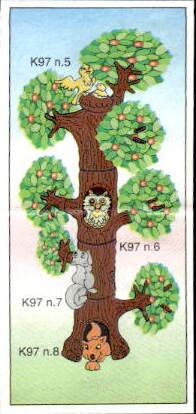 Cartina collezione kinder - da,
