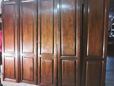 camera da letto completa restaurata  come nuova in legno massello di castagno,