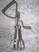 Frullatore sbattitore uova manuale vintage EKCO verde oliva/avocado MCM retrò