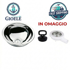 LAVELLO INOX LAVANDINO BARCA E