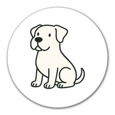 Adesivo Dogo Argentino Fumetto